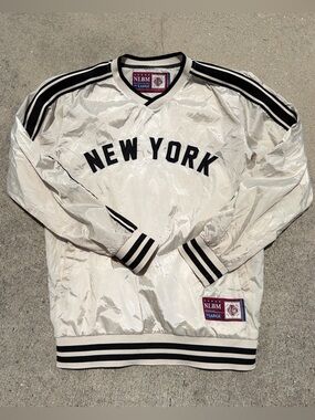 NLBM New York Yankees Windbreaker Pullover Jacket - Large